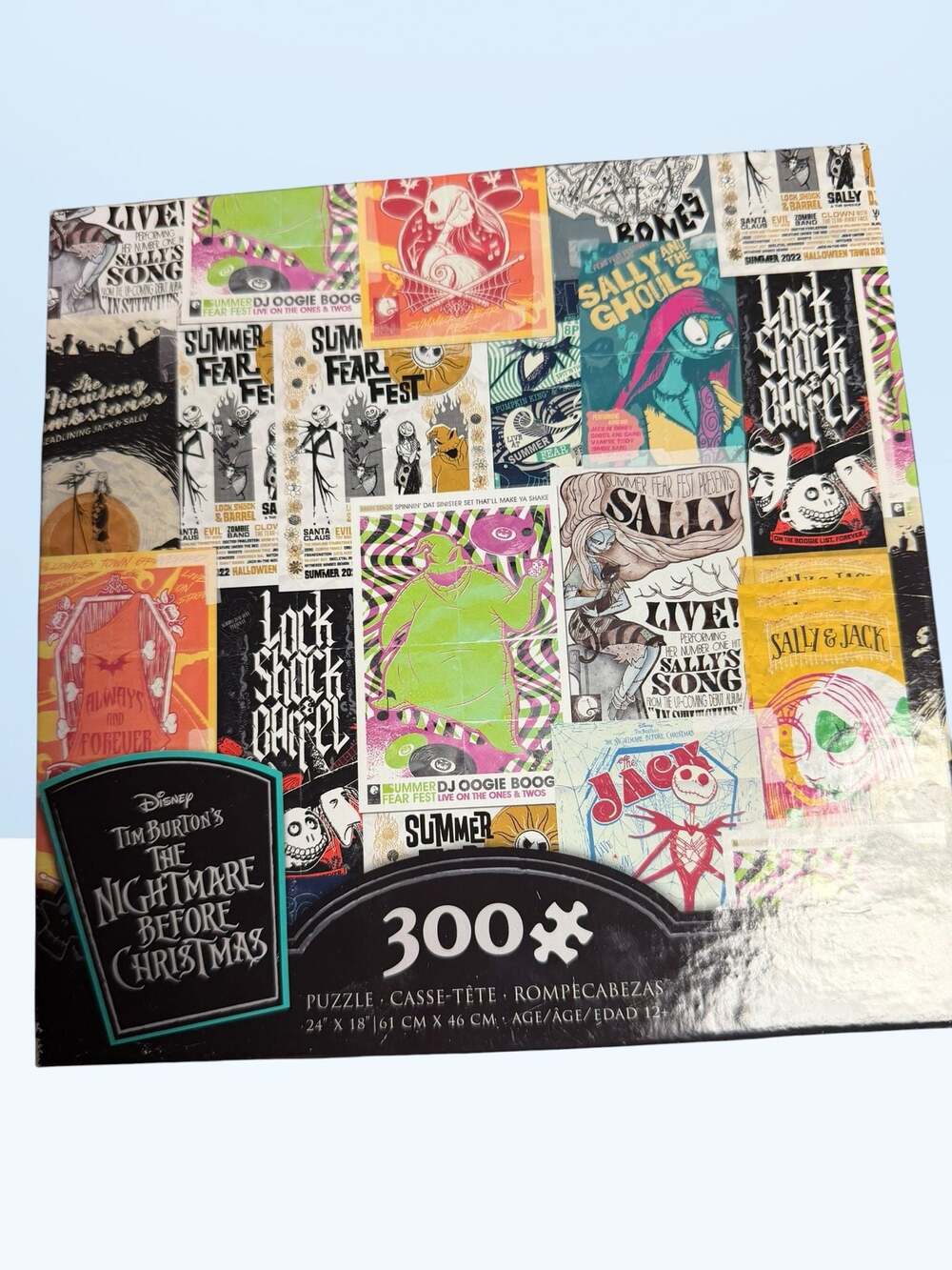Ceaco Disney The Nightmare Before Christmas Poster Collage 300 Piece Jigsaw Puzz